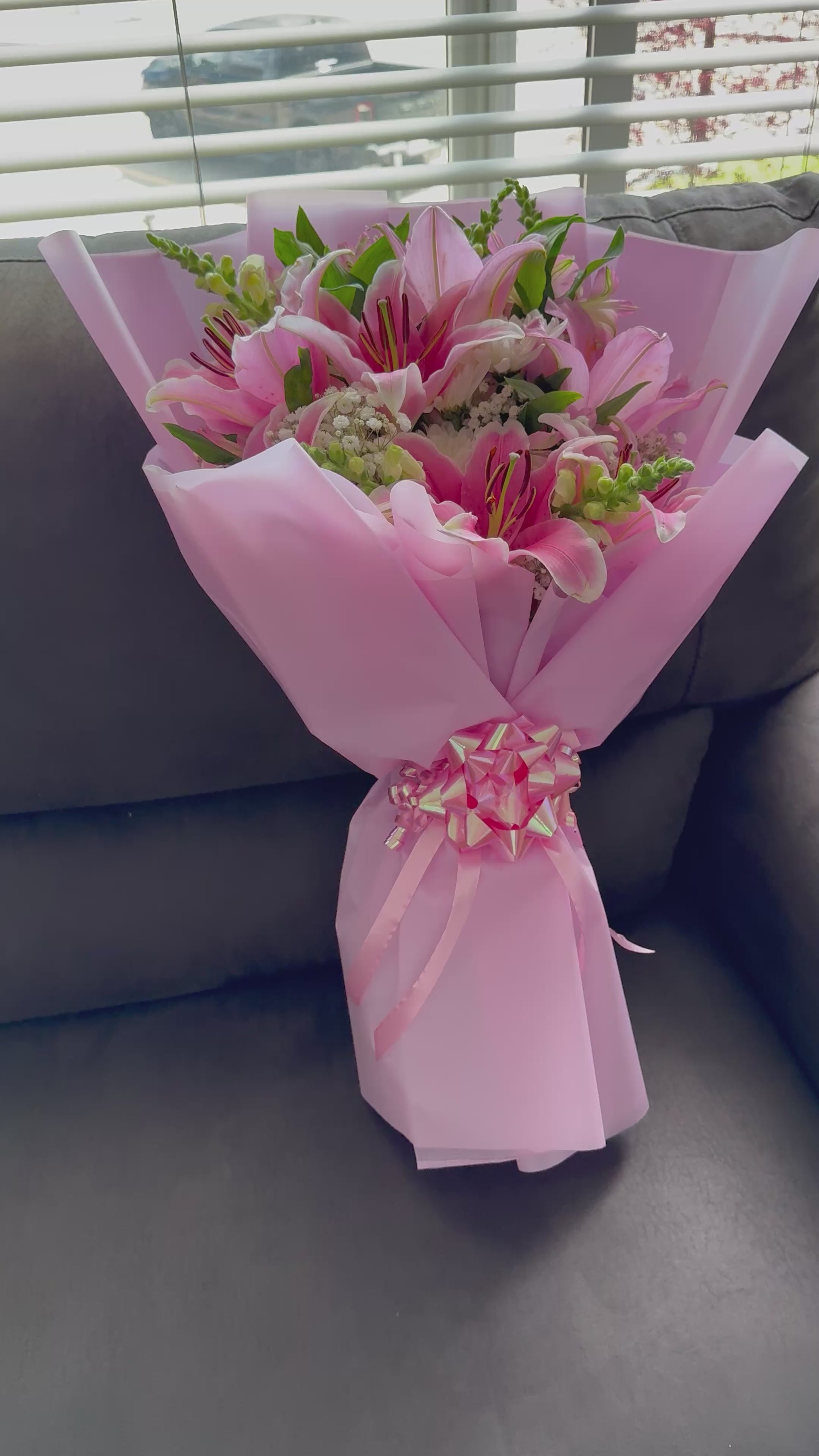 Pink Lilies Bouquet