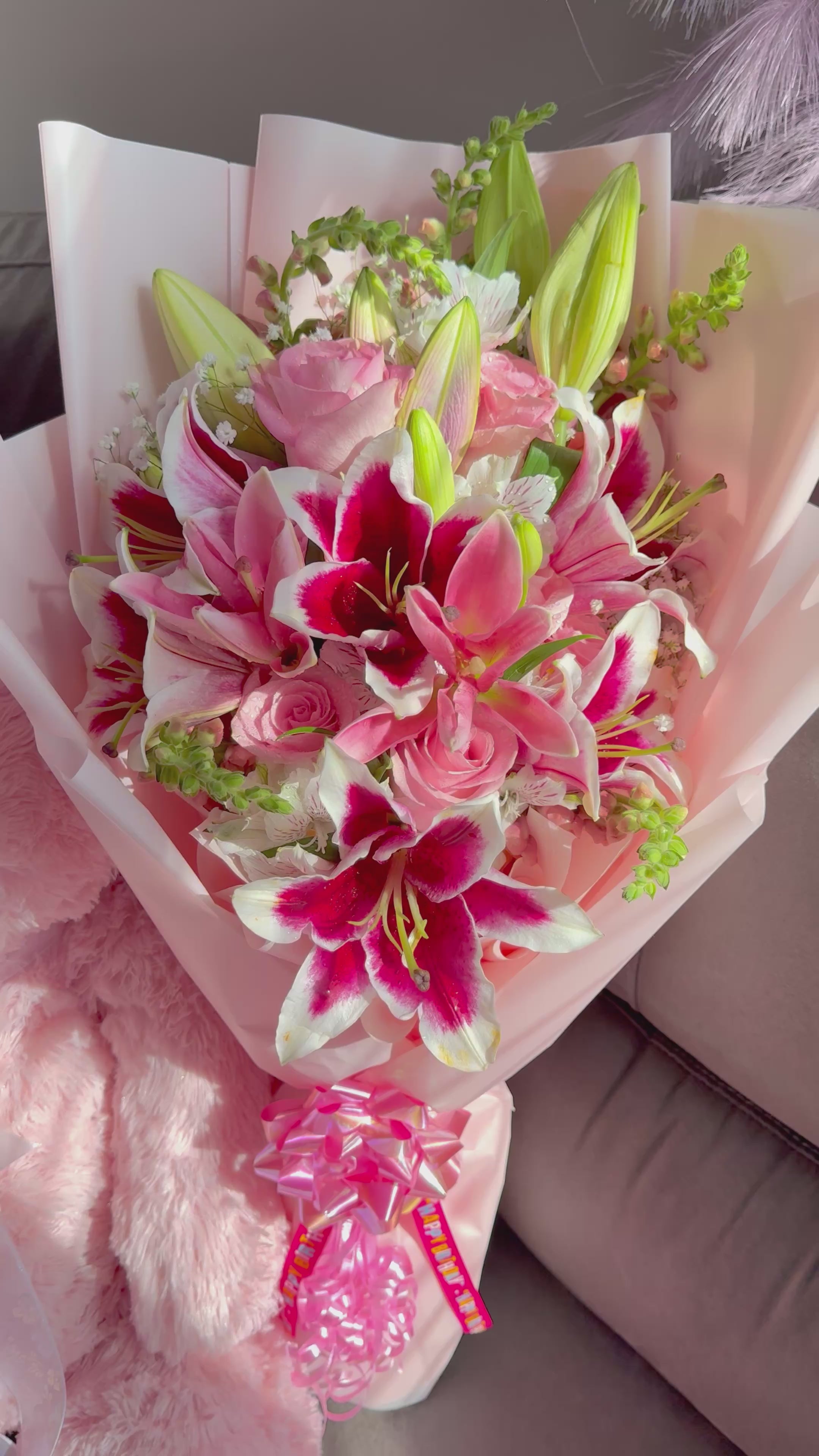 I Love You bouquet